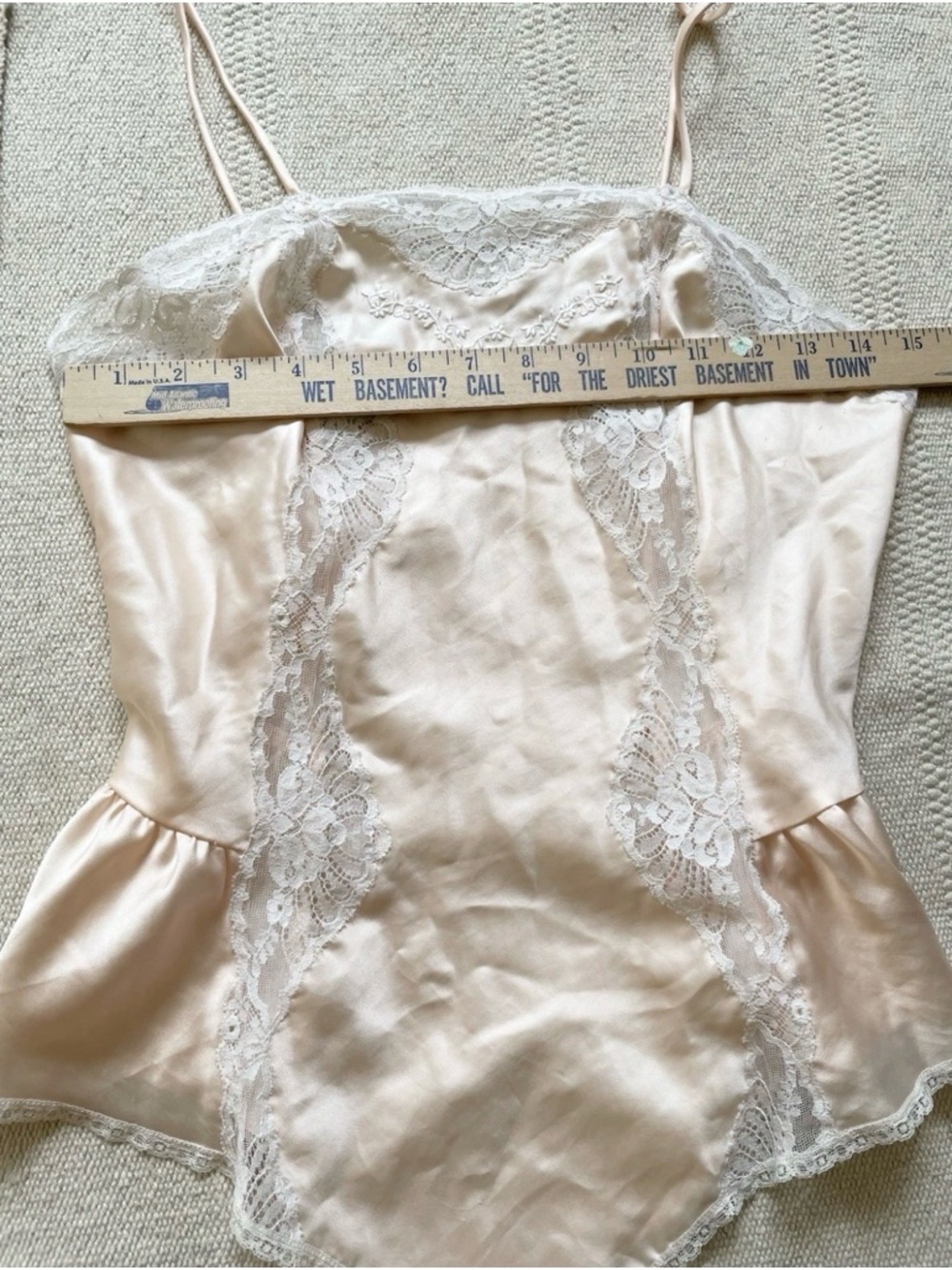 Vintage Christian Dior Pink Satin Romper Bodysuit S Lace Second Skin Ballerina - Picture 7 of 8